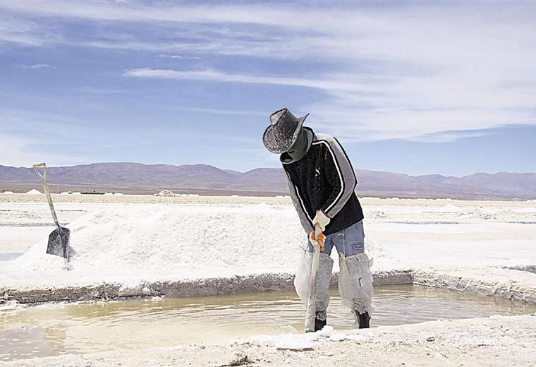 La extracción de litio requiere de un gran consumo de agua que afecta a las comunidades. Foto: AFP