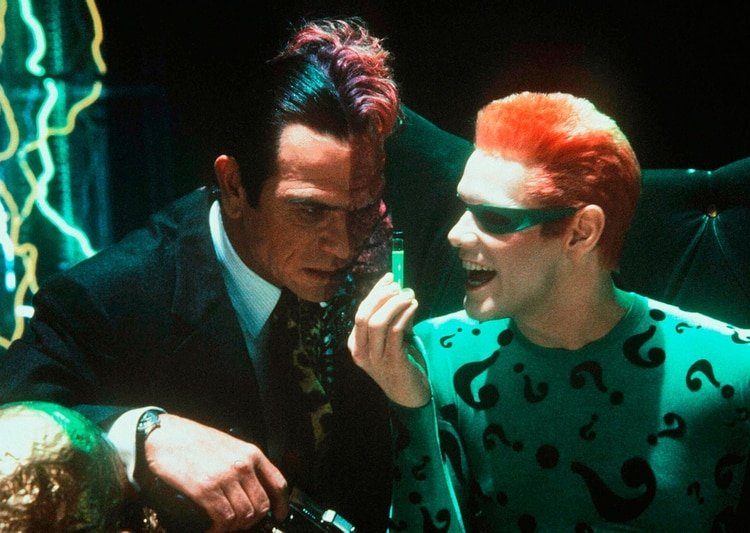 Tommy Lee Jones no entendía el humor de Jim Carrey y no tuvieron las mejor de las relaciones durante el rodaje de Batman Forever (1995) /Shutterstock 
