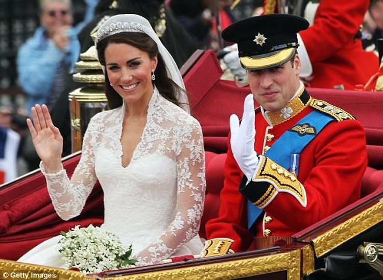 El 29 de abril de 2011 el príncipe William y Kate Middleton se casaron