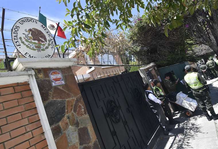 La embajada de México en La Paz I Foto: APG Noticias.