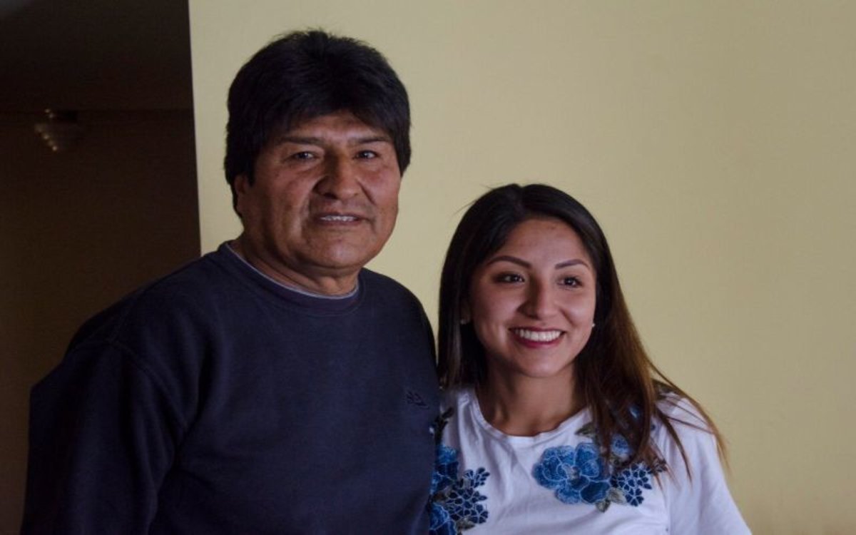 Resultado de imagen para Evaliz Morales y Evo Morales