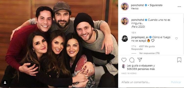 Los seis integrantes publicaron esta imagen. (Foto: Instagram)