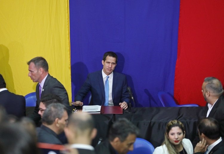 Venezuelan opposition leader Juan Guaido, who many nations have recognised as the country