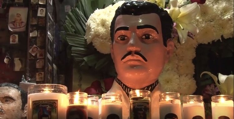 Jesús Malverde, el santo de los narcos, uno de los personajes emblemáticos de Culiacán (Foto: Especial)
