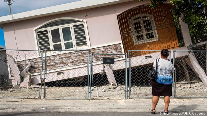 USA Puerto Rico | Erdbeben (Getty Images/AFP/R. Arduengo)