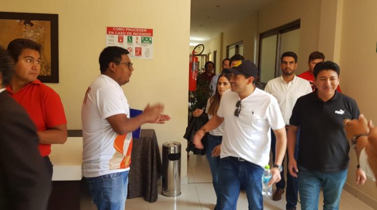 Luis Fernando Camacho y Marco Pumari. | LOS TIEMPOS