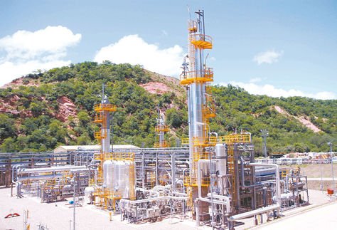 Sábalo. De este campo gasífero sale el gas que se vende a Brasil.