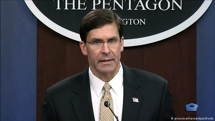 USA Washington | Mark Esper, Verteidigungsminister (picture-alliance/dpa/divids)