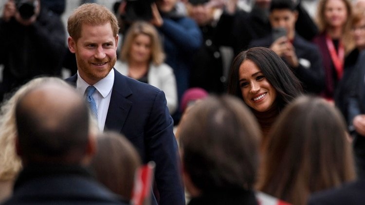 Los duques de Sussex en su primera aparición pública tras seis semanas de vacaciones / Shutterstock 