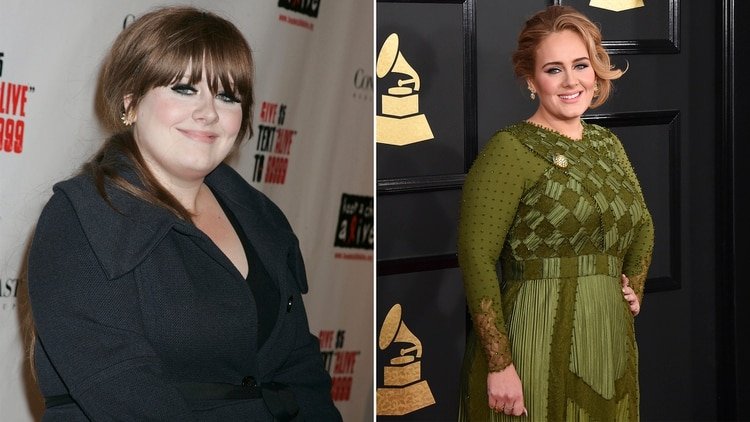 El antes y el después de Adele