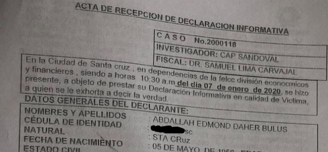 Empresario Abdallah Daher revela que lo extorsionaron para entregar la red PAT