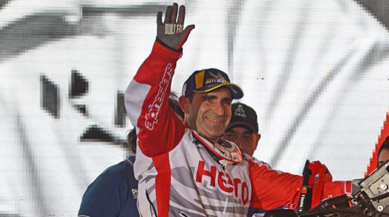 Paulo Gonçalves durante la competencia. | AFP