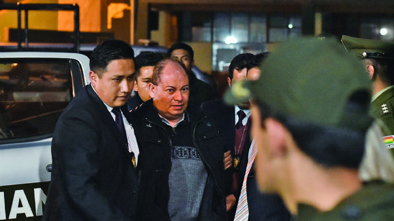 Cae Carlos Romero por  caso Uelicn, es el primer ministro de Evo en ser procesado