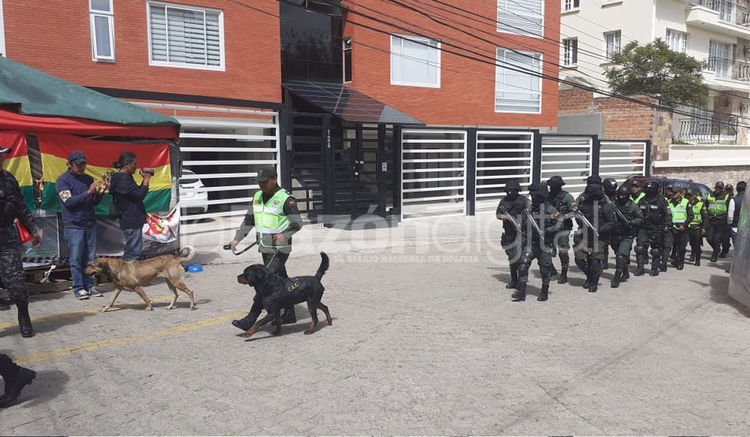 Inusual movimiento en La Rinconada este miércoles 15 de enero. Foto: Marco Ibañez