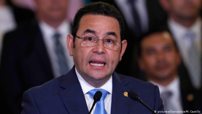 Guatemala Staatspräsident Jimmy Morales (picture-alliance/dpa/M. Castillo)