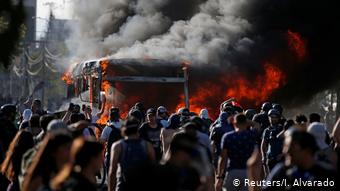 Chile | Anti-Regierungsproteste in Santiago de Chile (Reuters/I. Alvarado)