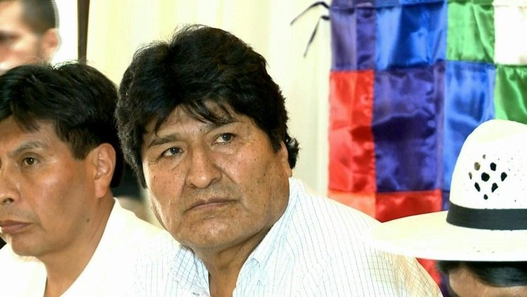 El ex presidente de Bolivia Evo Morales