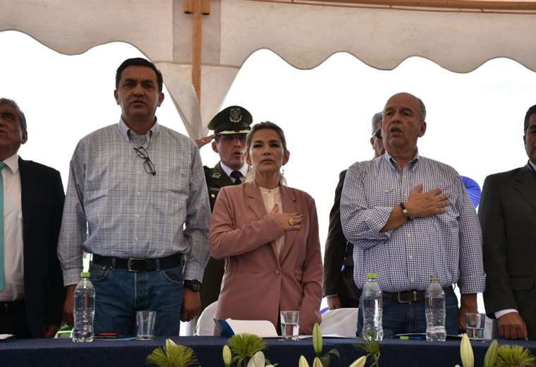 La jefa de Estado en Cochabamba I Foto: Presidencia.