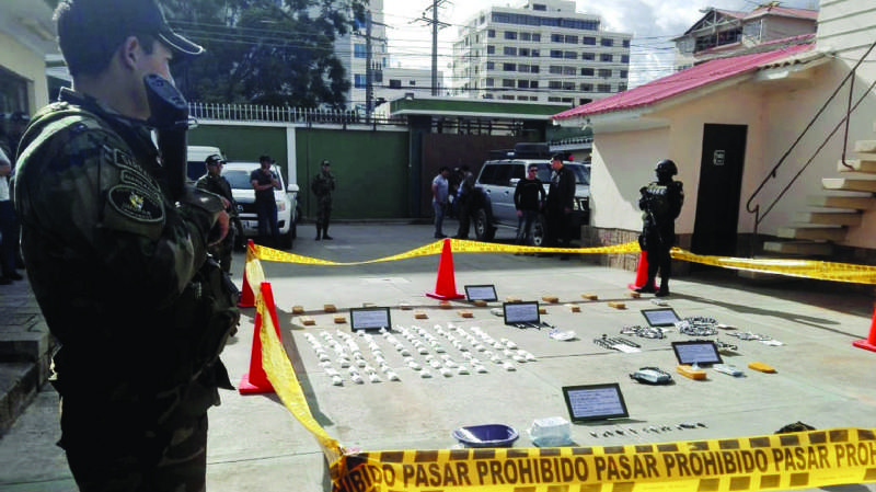 La Felcn halla 15 fábricas de cocaína en el Chapare tras incursión de 7 horas