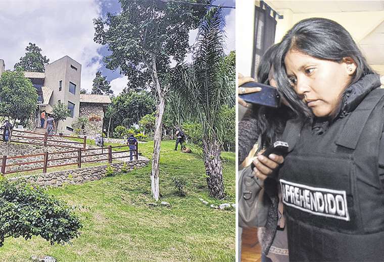 Elba Terán fue llevada a La Paz para ser procesada por el uso de identidad falsa. Foto:  EL DEBER / APG NOTICIAS
