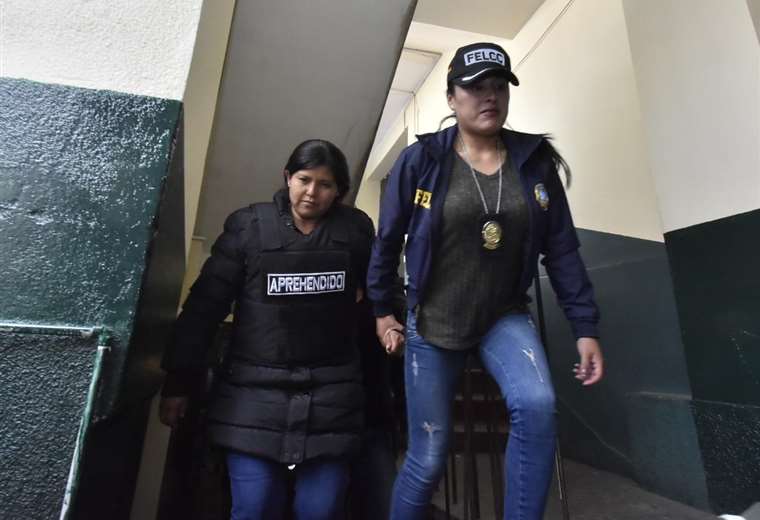Elba Terán además tiene un proceso por narcotráfico que data de 2008, por el que estaba prófuga. Foto. APG