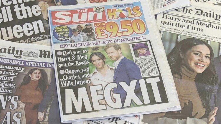 La renuncia del príncipe Enrique y su esposa Meghan a sus funciones reales sacudió el jueves al Reino Unido y a una monarquía 