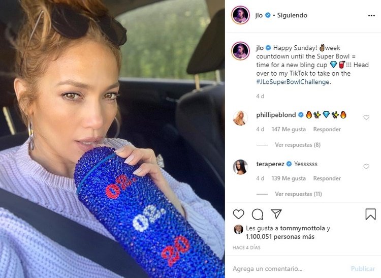 J.Lo mostró sus coreografías y hasta lanzó un challege. (Foto: Instagram)