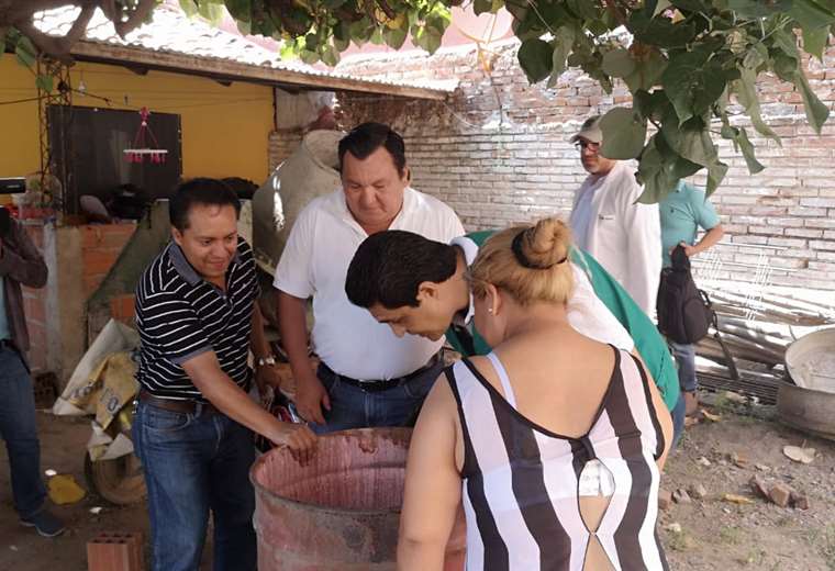 Minga en la Villa Primero de Mayo (Foto: Gina Justiniano)