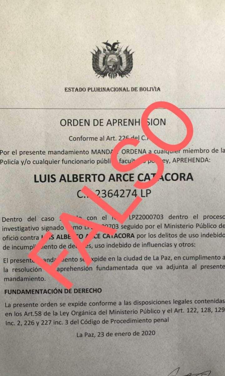 Fiscalía De La Paz No Existe Orden De Aprehensión Para El Candidato Y