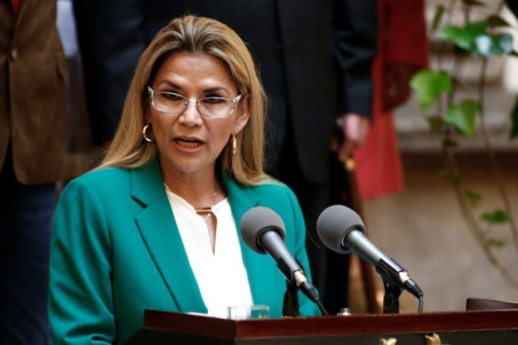Foto de archivo de la presidenta interina de Bolivia, Jeanine Añez, el 22 de enero de 2020. REUTERS/David Mercado