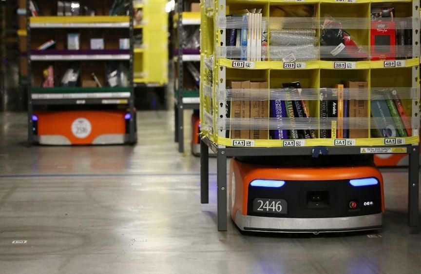 Robots de almacén de Amazon
