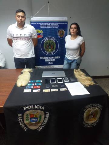 La excongresista Aida Merlano y su acompañante, capturados en Venezuela