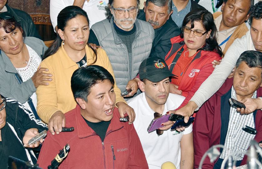 Alianza Creemos postulará a líderes de movilizaciones