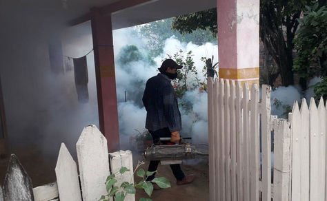 Fumigación por el dengue en el departamento de Beni. Foto: Archivo