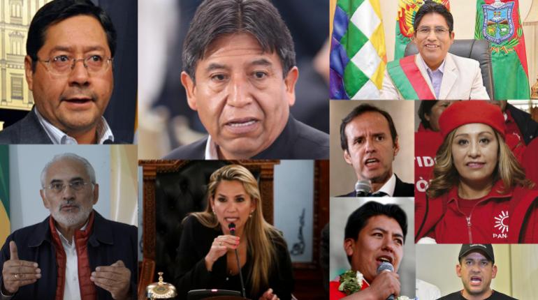 Los candidatos a la Presidencia de Bolivia. | Agencias