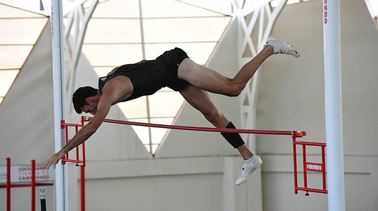 El argentino Germán Chiaraviglio durante el Campeonato Nacional Indoor. | Carlos López