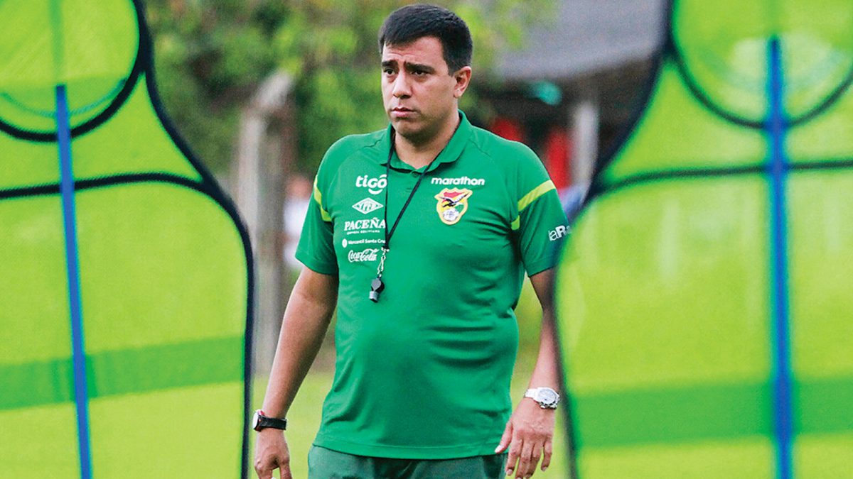 El venezolano César Farías, en una de las sesiones de la Tricolor. /APG El venezolano César Farías, en una de las sesiones de la Tricolor. /APG