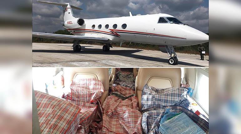Aeronave y droga secuestrada en México. | Infobae.com