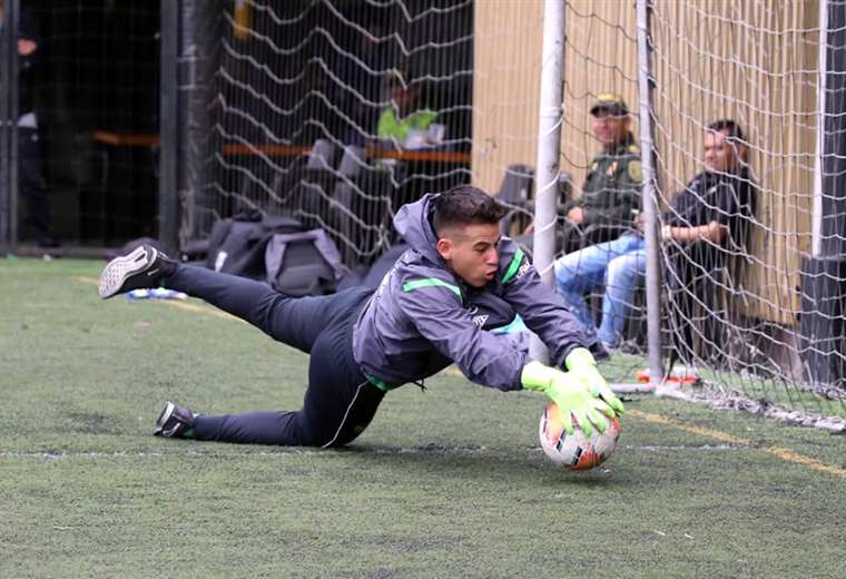 Henry Vaca, en plena acción. Foto: Prensa FBF 