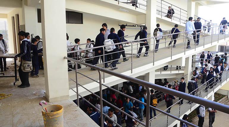 Escolares acuden a sus colegios en días de clases. | Foto archivo | José Rocha