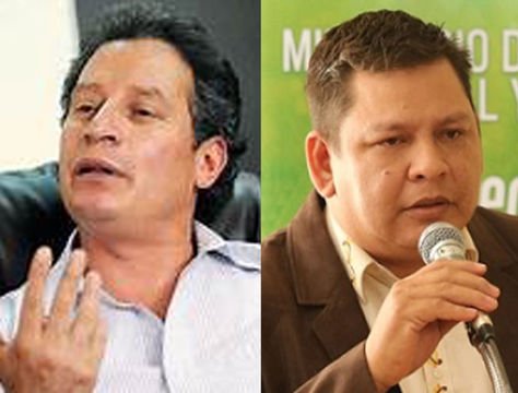 Aparecen el exministro de Minería, César Navarro, y el exviceministro de Desarrollo Rural y Agropecuario, Pedro Dorado.