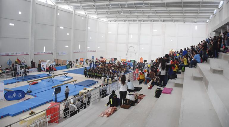 Pabellón de gimnasia en la zona de la Chimba. | Los Tiempos