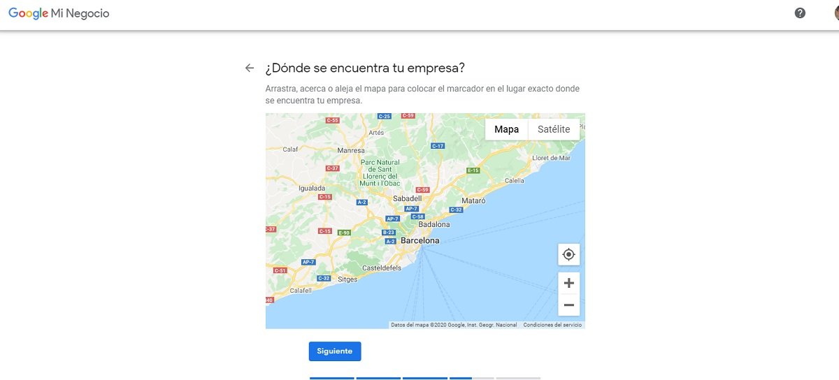 ubicación en google maps