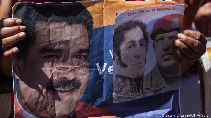 Venezuela Pro-Regierungsmarsch in Caracas (picture-alliance/AA/B. Vergara )