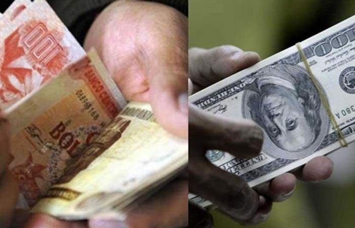 Resultado de imagen de boliviano y dólar