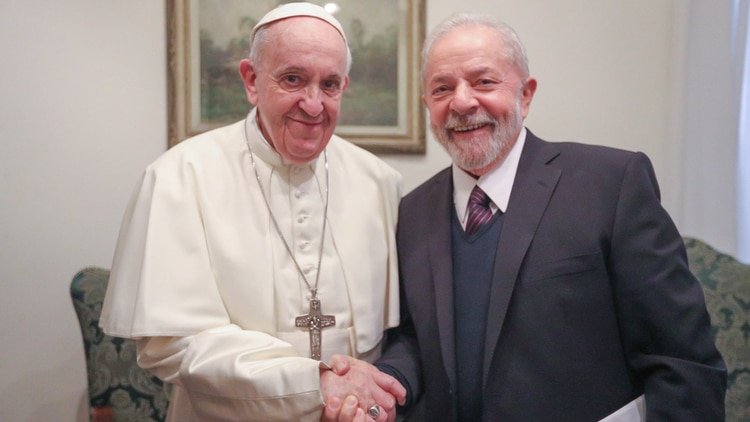 El Papa y Lula estuvieron reunidos durante una hora
