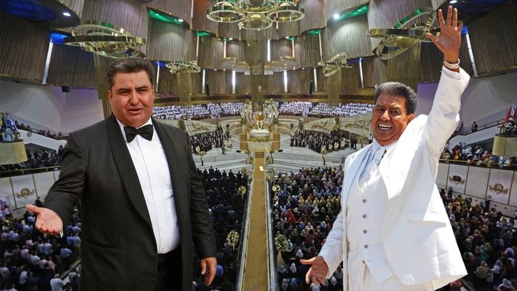 Los últimos dos líderes de la iglesia fueron señalados por la denunciante (Fotoarte: Steve Allen/ Infobae México)