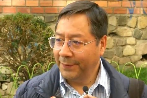 El exministro y candidato presidencia del MAS Luis Arce. Captura de imagen de Telesur