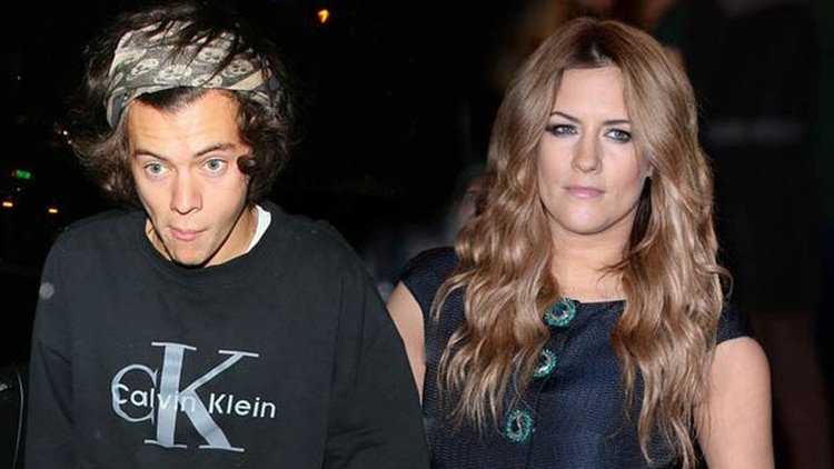 Harry Styles y Caroline Flack en 2011