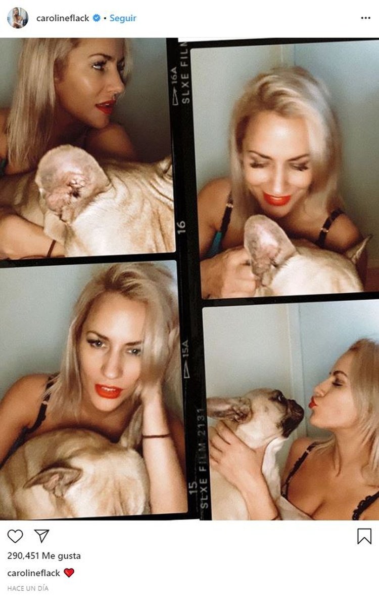 El último posteo de Flack en su Instagram